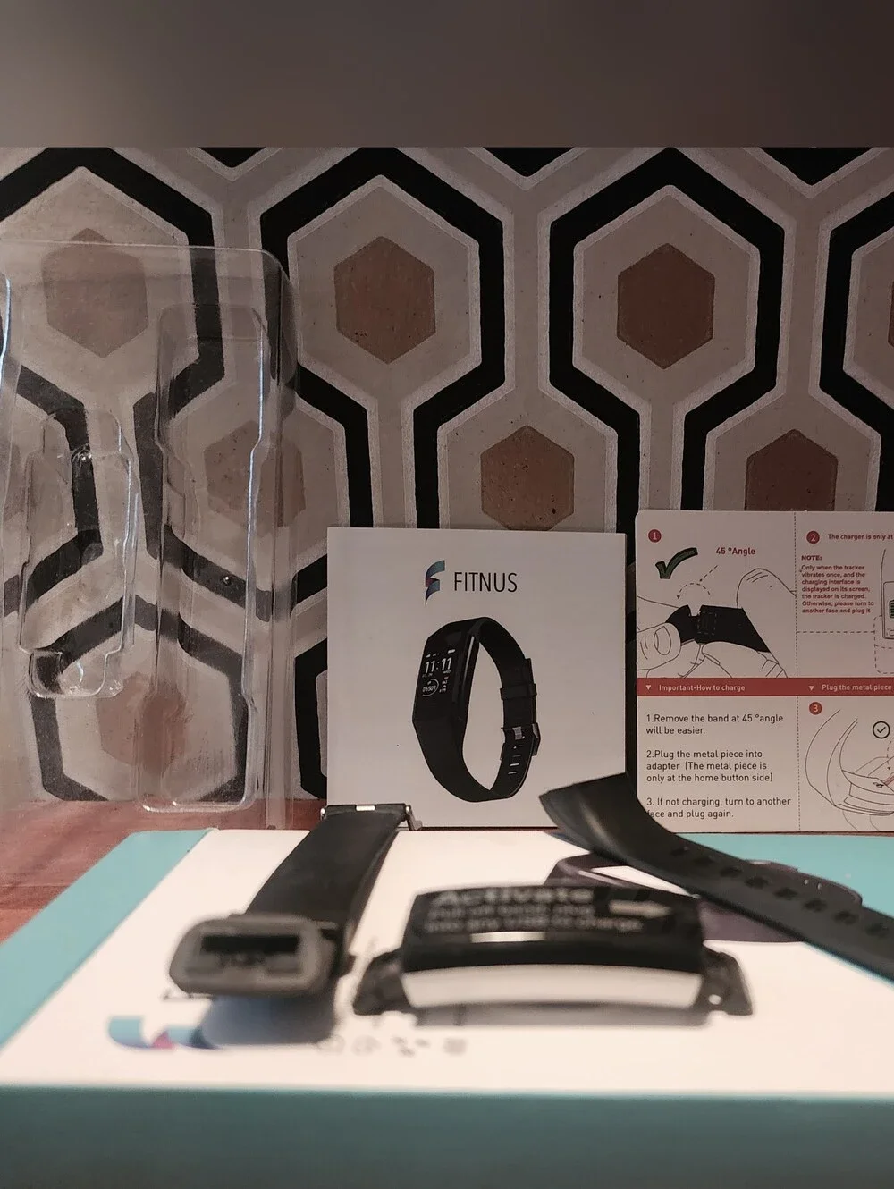 Fitnus Fitness Tracker, New in box!